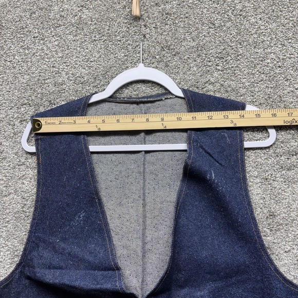 Vintage AFSCME White Oak Cone Denim Mens Vest XL 30th Convention Vegas 1992 NEW - Picture 11 of 16